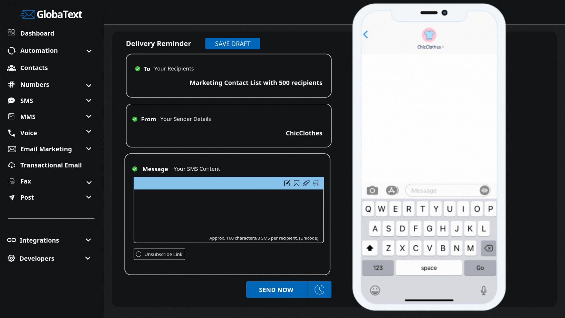 Bulk SMS Service